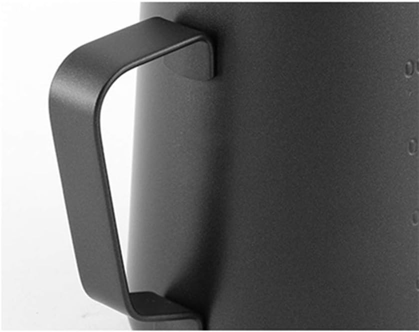 Milk Frothing Pitcher Milk Pitcher Frothing Jug Measuring Cup for Coffee Latte Art(400ml)