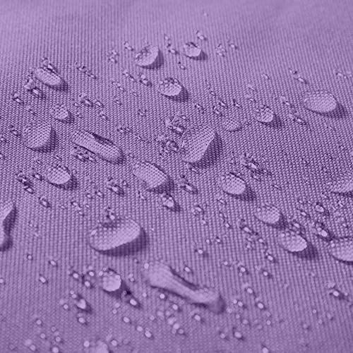 Vargottam Indoor/Outdoor Tufted Square Seat Patio Cushion Set Of 2 Water Resistant Patio Furniture Seat Cushion 19 Inches (Lavender) #TOP4