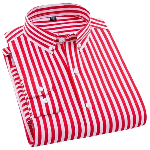Chemise à manches longues rayée finis les plis au printemps