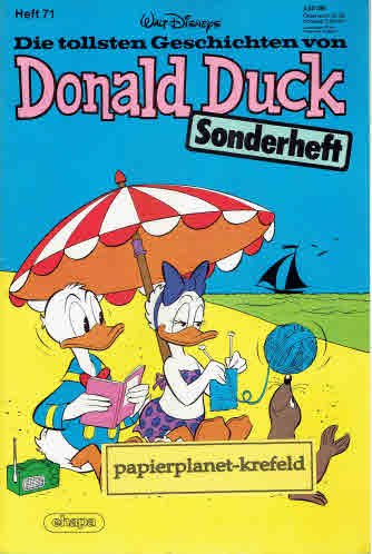 Donald Duck Sonderheft 71 (Die tollsten Geschichten von) 1. Auflage 1982 Comic-Heft