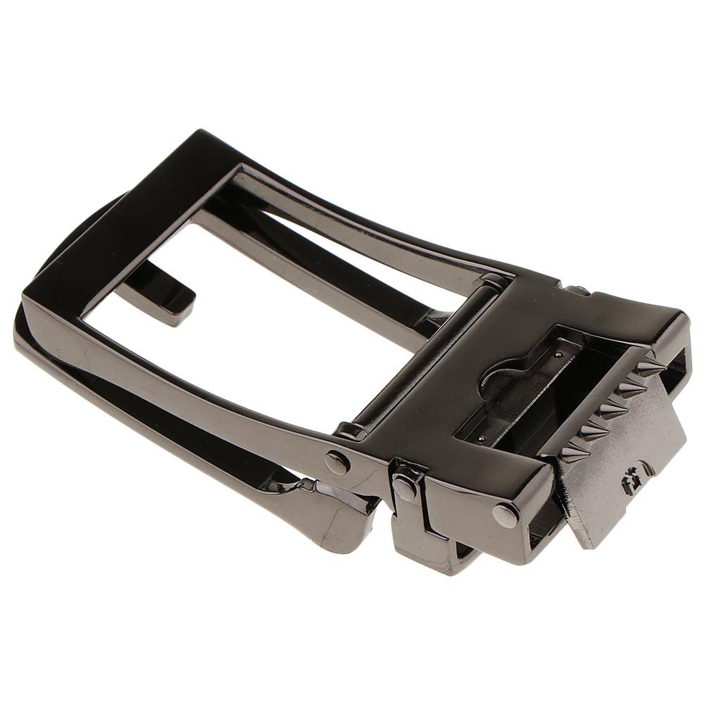 Hebilla automática de repuesto para cinturón de trinquete, accesorios de cinturón deslizante, color negro mate