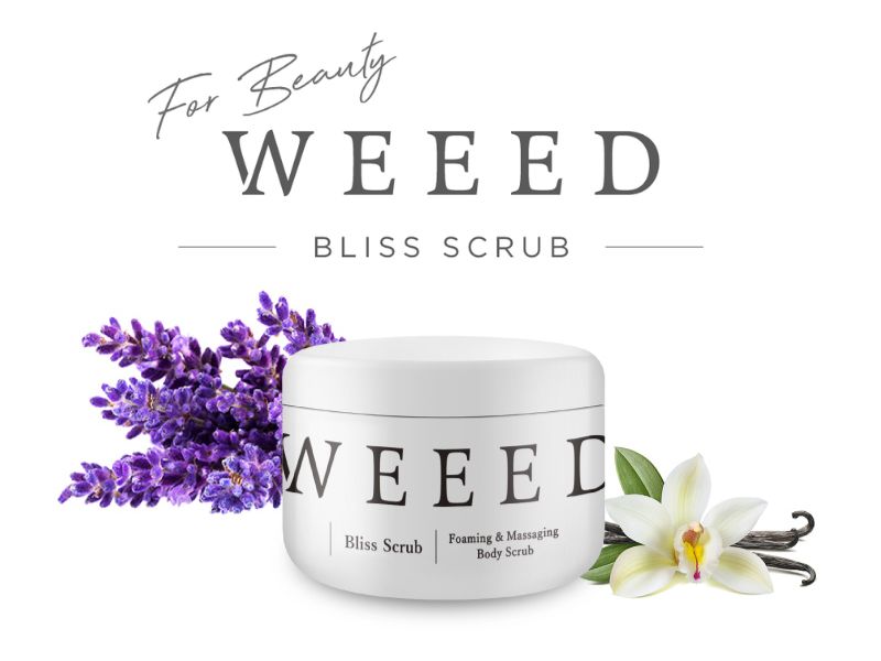 WEEED スクラブ　2個セット！！！ WEEED Bliss Scrub ラベンダー&バニラ 360g