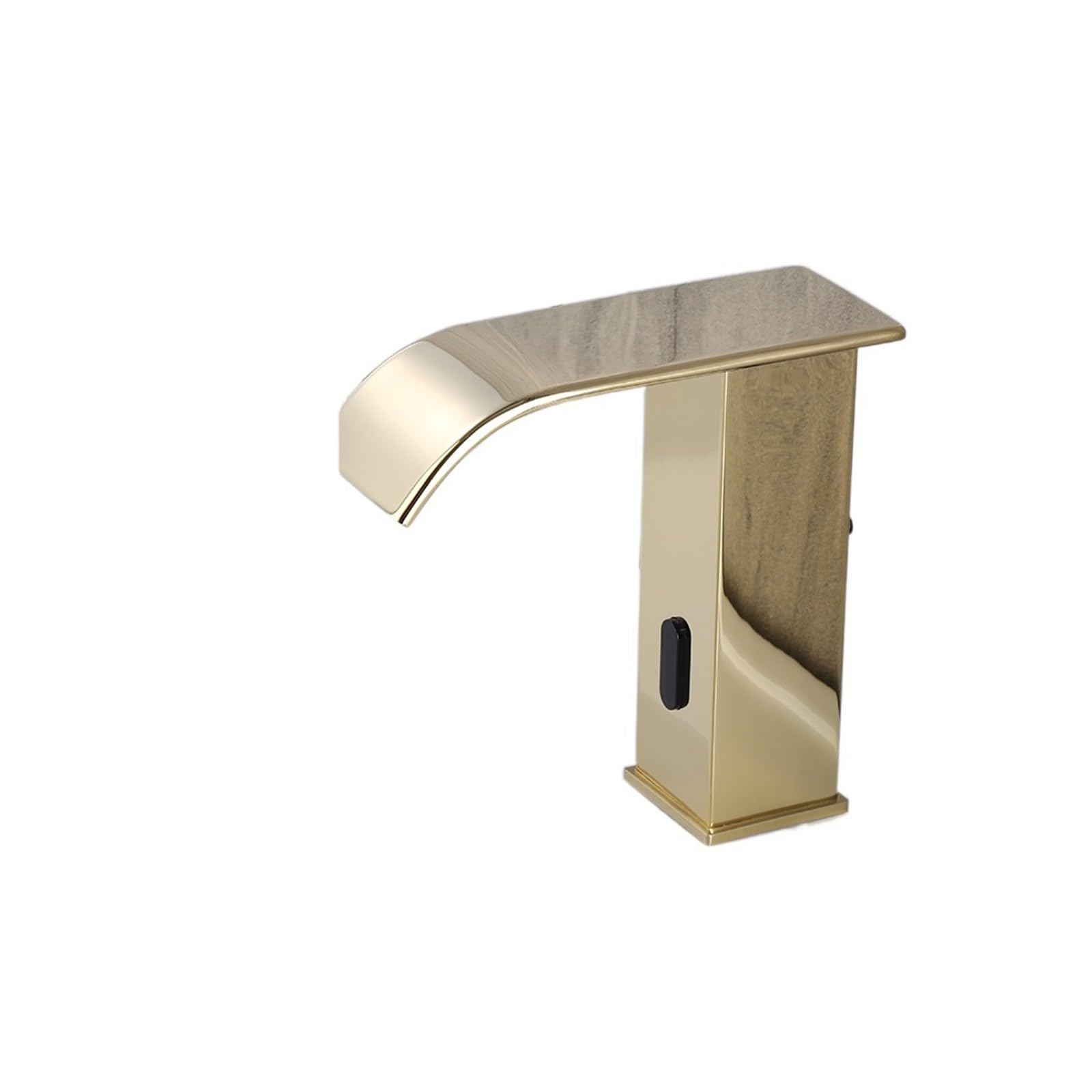 Lmysxaoz Gold Short Kitchen Sink Faucet, Sensor Bathroom Faucet Deck Mounted Cold Hot Tap Short Tall Mixer Multicolor(Gold Short)