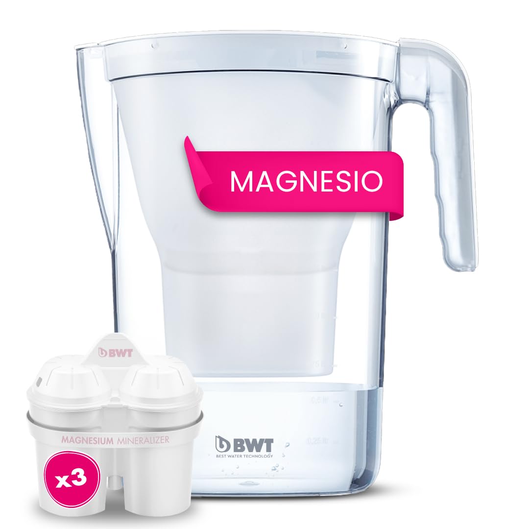 BWT Jarra Vida Manual+ 3 Filtros, plastic, white, 11.5 cm