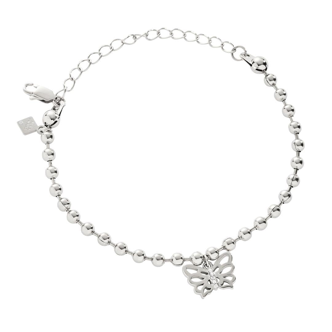 Alex and Ani Butterfly Ball Chain Bracelet