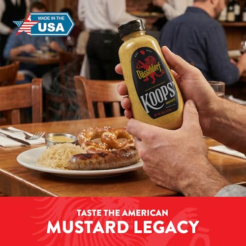 Image of Koops' Dusseldorf Mustard, 12 oz. Bottle, 12-Pack