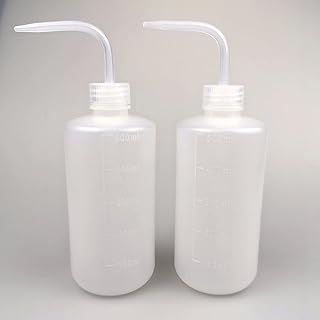 Sponsored Ad - Valchoose 2Pack 500ml Squeeze Bottle 16oz, No Spill Wash Bottles Large with Handy Measurement Lines, Wash B...