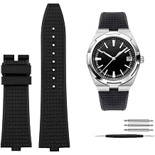 Quick Disassembly Fluororubber Watch Strap For Vacheron Constantin VC Series 4500V 5500V 7900V Convex Interface 7mm Watchband