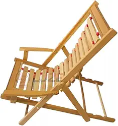 Cadeira Espreguiçadeira Preguiçosa Dobrável Madeira Maciça