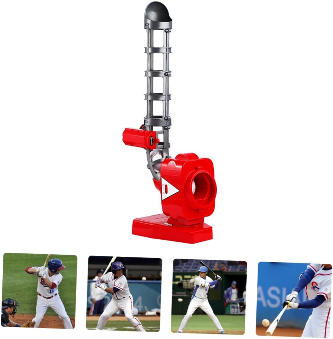 Outdoor Baseball Trainer Automatic Pitching Machine for Adults Ball Practice for Indoor and Outdoor Use Easy Install Baseball Tool for Batting Training