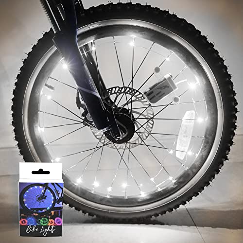LED Fahrrad Radbeleuchtung (1 Radpack) ultrahell wasserdicht Fahrrad weiß - Bild 5 von 13