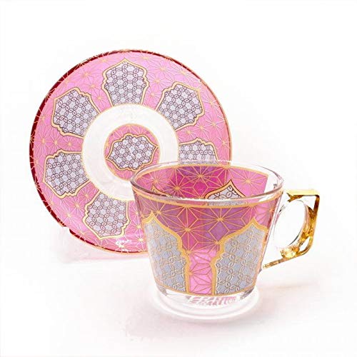 Amazon | 【訳アリ値引き品】トルコグラス カップ&ソーサー CS-255 Amazon | 【訳アリ値引き品】トルコグラス カップ&ソーサー CS-255