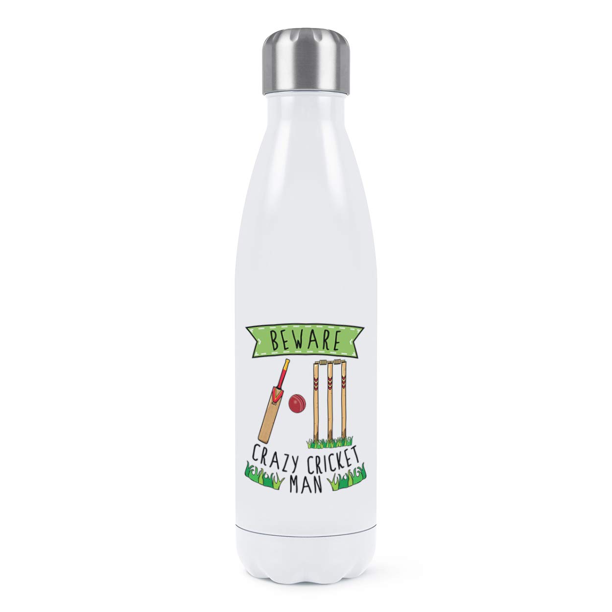 Bouteille isotherme en acier inoxydable 500ml blanc pour boissons de sport