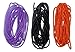 Deco Mesh Tubing (3 Packs, Purple, Black, Orange)