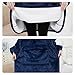 KFUBUO Wearable Blanket Hoodie for Adults Sherpa All Patterns Oversized Sweatshirt Blanket with Pockets Gifts for Mom Navy