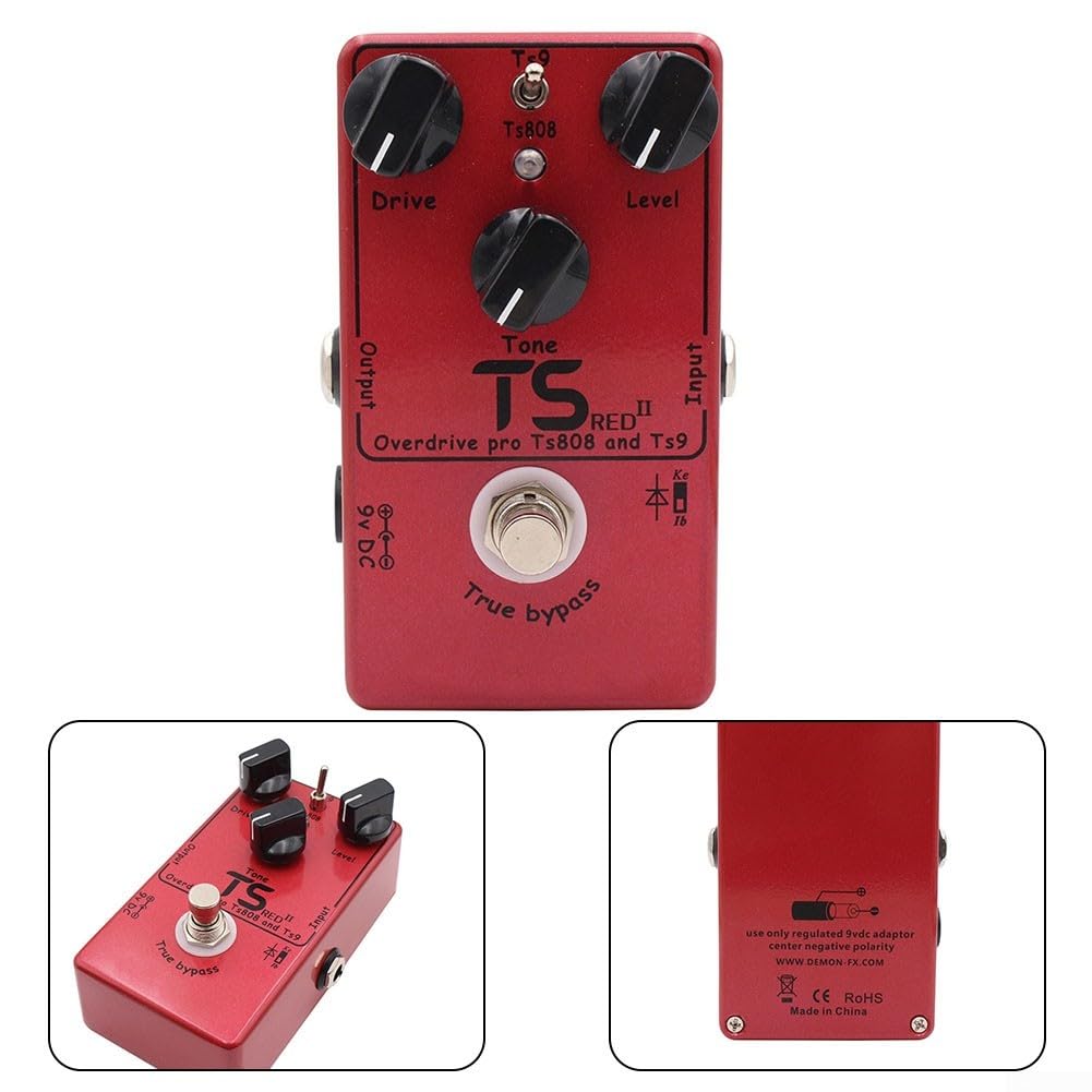Overdrive Booster Pedal para ts Red II Dual Mode Metal Overdrive
