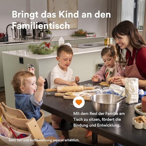 Tripp Trapp Stuhl von Stokke, Soft Mint – Verstellbarer, anpassbarer Stuhl für Kleinkinder, Kinder & Erwachsene – Praktisch, bequem & ergonomisch – Klassisches Design