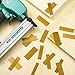 23 Gauge Pin Nails Headless Pins Nails 7 Sizes Assorted Galvanized Brad Nailer 2/5 Inch to 1 Inch for Molding Cabinetry Building Assembly, 3500 Pieces(Copper)