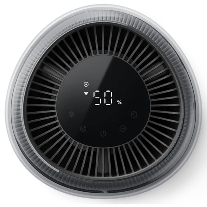 Philips HU5710/03 nawilżacz powietrza, 4,5 l, 56 m², tryb nocny, 3 ustawienia prędkości, Charcoal Grey