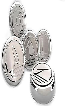 American Car Craft 043046 Chrome Cap Cover Set, 5 Piece Executive Series Automatic