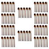 coserori Utensilio de Combinaciones de Vajilla Coreana de Madera Hecho a Mano Azufaifo Árbol, 50 Juegos de Cucharas y Palillos