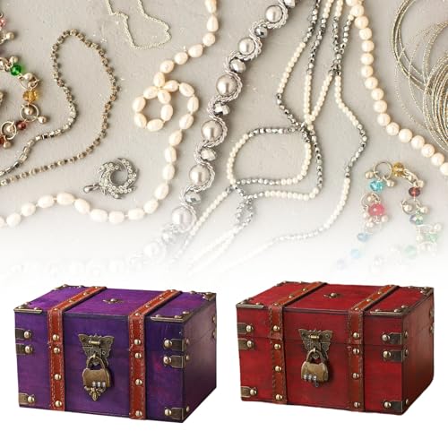 Boîte à bijoux en bois avec serrure : le cadeau idéal - 7