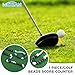 MUXSAM 1 Piece Golf Beads Score Counter with Clip, Golf Stroke Score Count Keeper Putting Score Counter for Referee Caddy Golfer (Rhinestone)