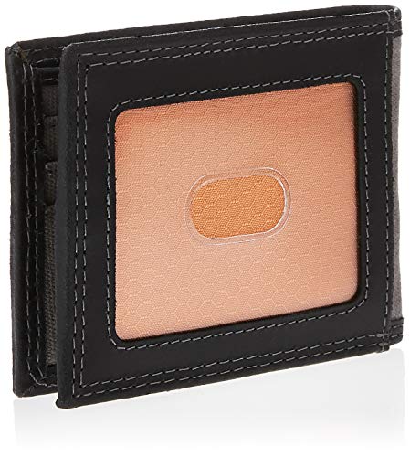 Timberland PRO Men's Canvas Leather RFID Billfold Wallet with Back Id Window2