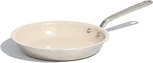 Made In Cookware - 10" Nonstick Ceramic Frying Pan - 5 Ply Stainless Clad - Professional Cookware - Induction Compatible