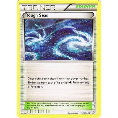 rough seas pokemon card Pokemon - Rough Seas 137160 - XY Primal Clash Jamaica