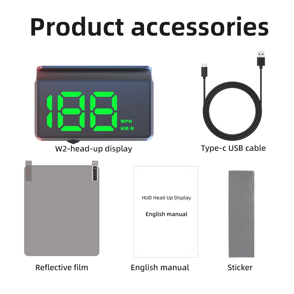 YAOUZICN W2 HUD Product Accessories