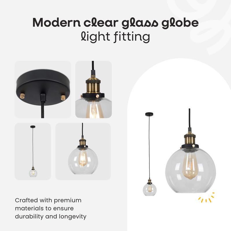 Midas Black Dome Gold Leaf Pendant Light 40cm | Mullan Lighting