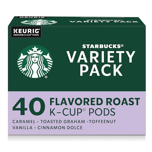 Starbucks K-Cup Flavored Coffee Pods Variety Pack