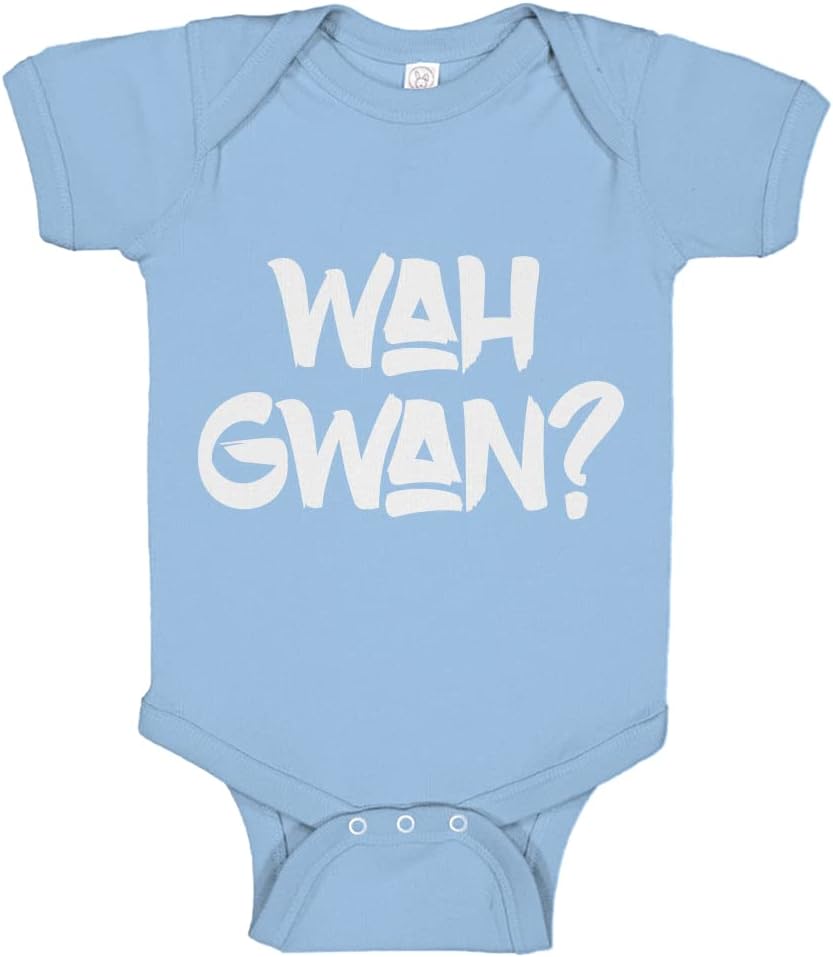 Indica Plateau Baby Romper Wah Gwan? 100% Cotton Infant Bodysuit