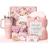 SUOPDH Muttertagsgeschenke für Mama, Beste Mama Geschenk für Muttertag Geburtstag, Entspannende Spa Geschenk Korb Care Paket, Geschenk für Mutter von Tochter ＆ Sohn