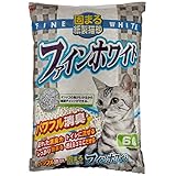 常陸化工 オシッコの色がわかる紙製猫砂 ファインホワイト 6L