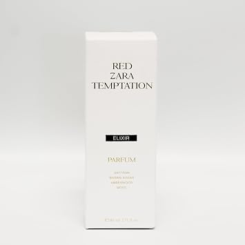 Zara Red Temptation Elixir Parfum for Women Eau de Parfum Spray Elegant and Long-Lasting Scent 80ml (2.7 fl. oz)