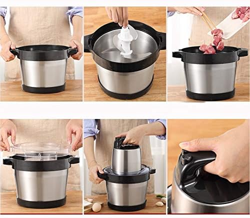 Commercial 6L Large Capacity Automatic Household Electric Stainless Steel Meat Stirring Machine