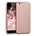 Produktbild kwmobile Case kompatibel mit Apple iPhone 6 / 6S Hülle - Schutzhülle aus Silikon metallisch schimmernd - Handyhülle Metallic Rosegold