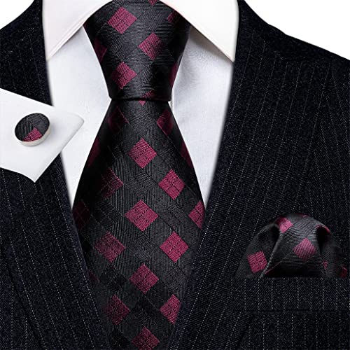 Conjunto de Corbata, Pañuelo y Gemelos para Hombre miniatura 2