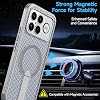 Funda Pzwoxukhov Compatible con Xiaomi Poco F8 Ultra 5G, Compatible con Redmi K90 Pro Max 5G, con Soporte, Magnética, Disipadora de Calor, Resistente a Golpes Gris 4