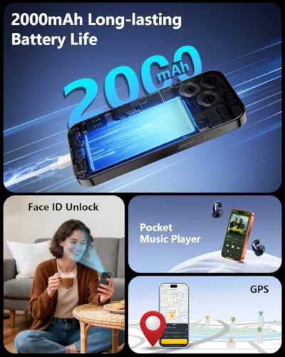BLKE S mini Phone 4G mini Smartphone 3+32G Orange - 3