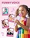 Amazmic Toys for Girls, Kids Karaoke Microphone Toddler Microphone for Kids with Lights, for Girls, Birthday Party Boys Toy Age 3 4 5 6 7 8+(Light Pink)