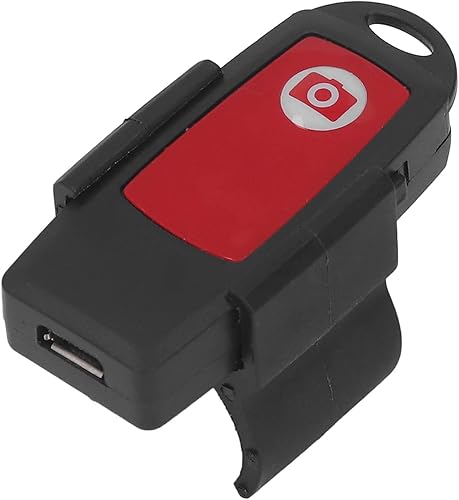Obturador remoto Bluetooth, obturador de cámara con control remoto Bluetooth, botón de selfie inalámbrico con soporte de fijación, obturador de