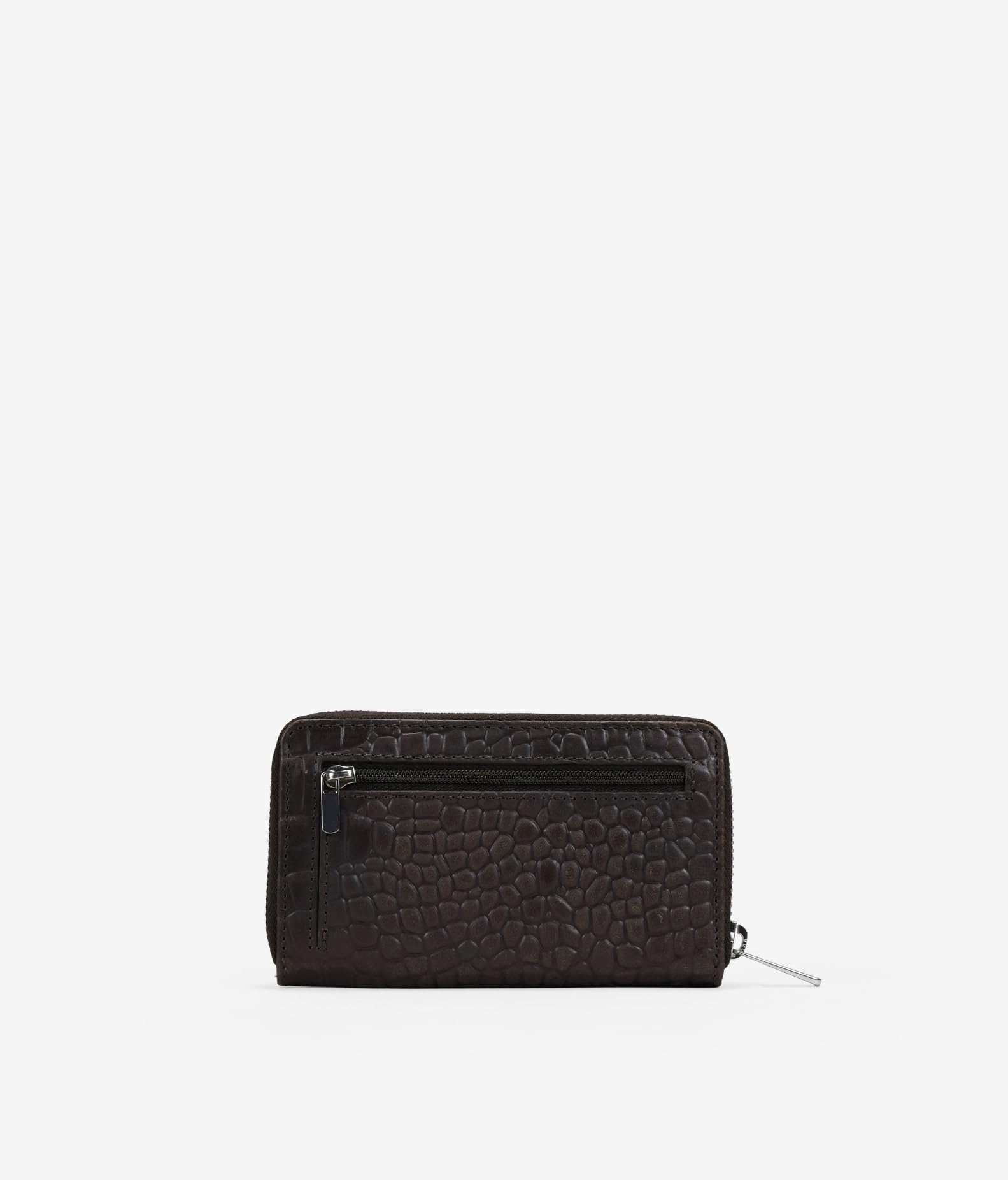 BOSANOVA Bolso de Hombro pequeño para Mujer en Piel con Pelo Estampado y Asas Finas de Colgar con Nudos Regulables. Cierre con imán. Marron U