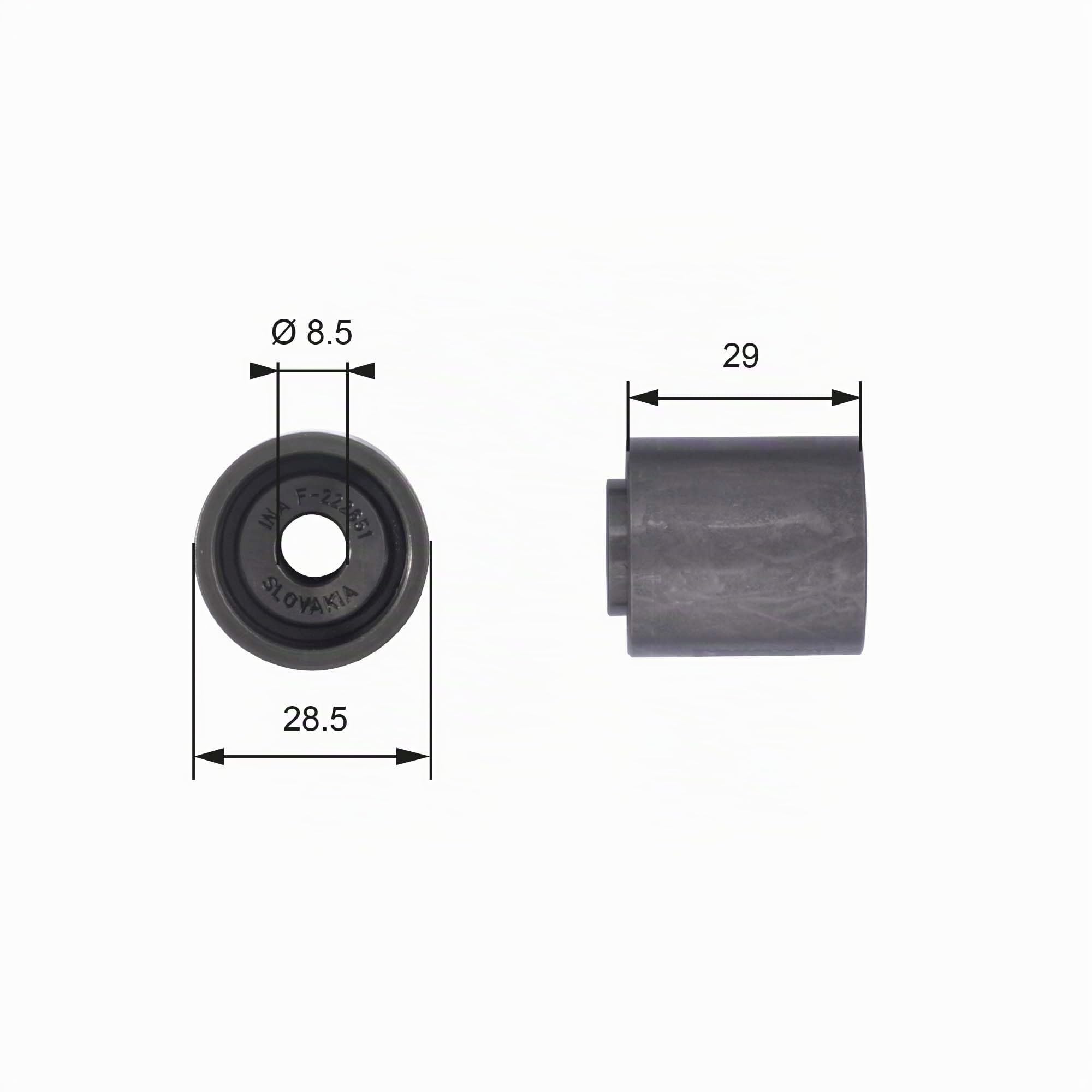 GATES Kit de distribution K045223XS Nombre de dents: 137 25mm 1305mm