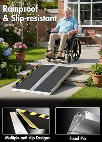 Portable Folding Mobility Ramp Aluminum