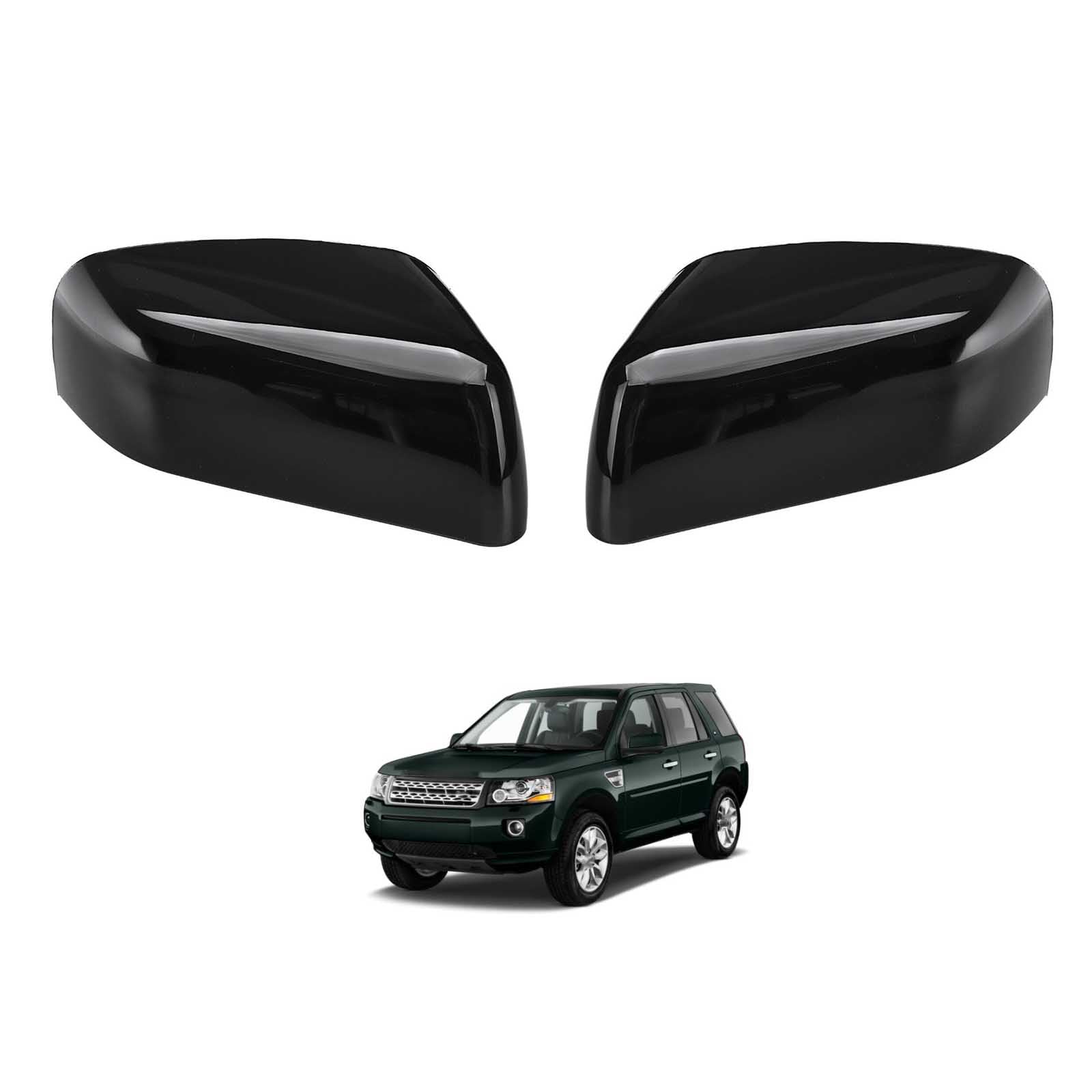 Coque de rétroviseur extérieur pour Land Rover LR2 2010-2014 lot de 2