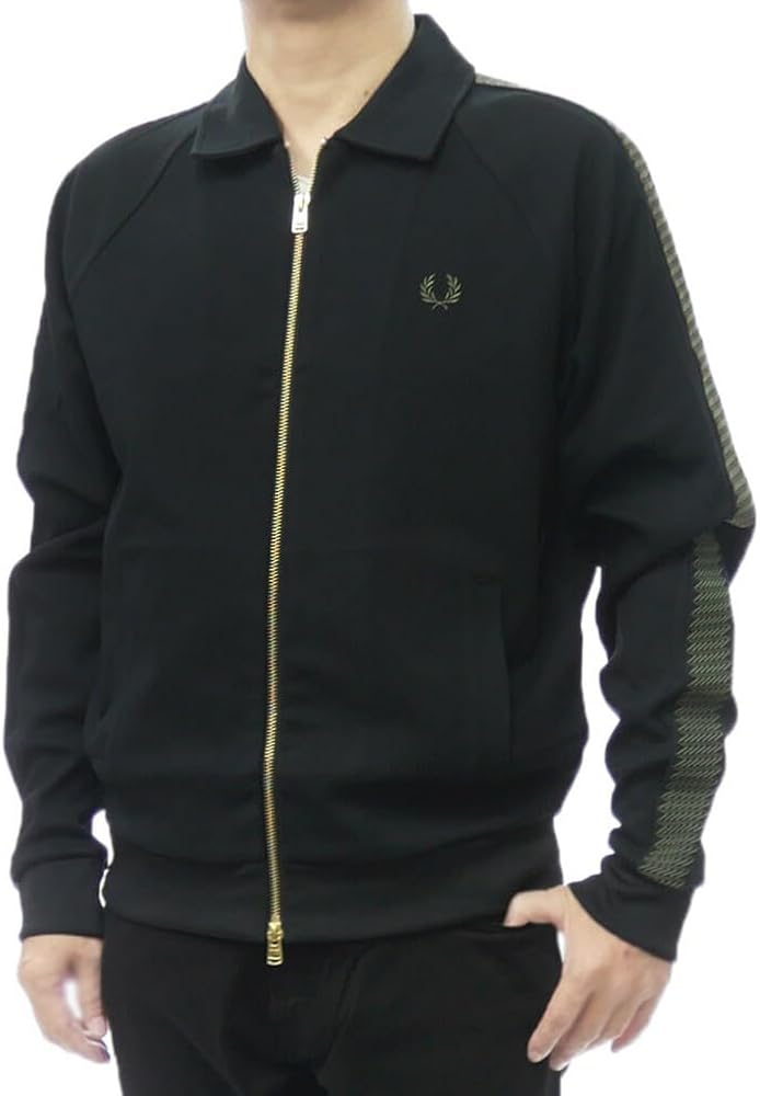 FRED PERRY ブラック ジップアップジャケット S 中古・古着通販】FRED 