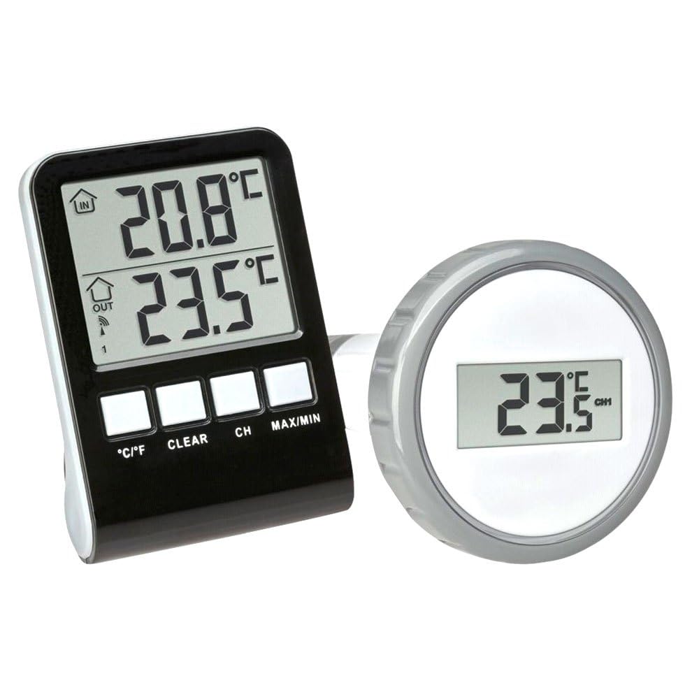 TFA Dostmann Palma 30.3067.10 Wireless Pool Thermometer Anthracite